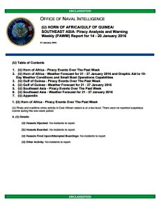 ONI PAWW report