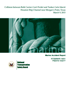 Marine accident report
