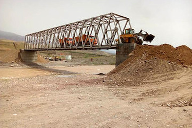 اتمام عملیات خاکریزی و بازگشایی مسیر پل ارشت