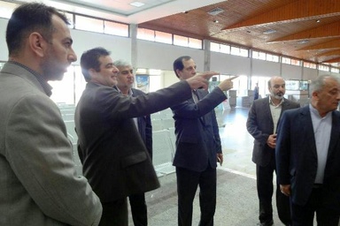 جانمایی اراضی فرودگاه های استان مازندران در نقشه کاداستر
