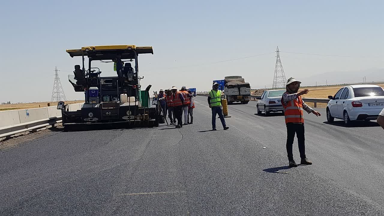 روکش آسفالت در قزوین