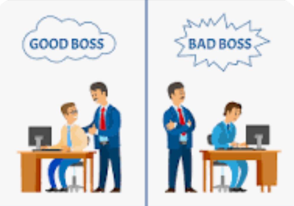 تفاوت رییس خوب و بد 