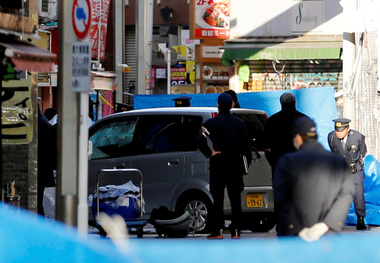 Vehicle plows into New Year's crowd in Tokyo, injures eight people