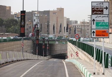 بهره‌ برداری از  زیرگذر بهار و کنارگذر فتح به آزادگان