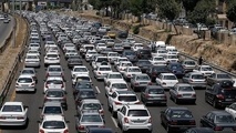ترافیک نیمه سنگین در آزادراه کرج-تهران