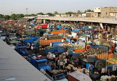 بهسازی میدان بزرگ میوه و تره بار کرج