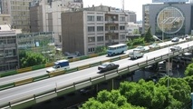 مسیر شرق به غرب پل کریمخان بازگشایی شد