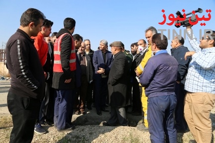 بازدید مدیر فرودگاه امام از محل سقوط هواپیمای مسافربری بویینگ ۷۳۷ متعلق به خطوط هوایی اوکراین