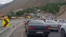 چالوس قفل شد/ ترافیک سنگین در محورهای شمالی