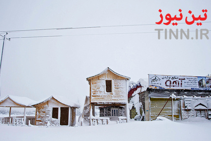 بارش سنگین برف در گیلان