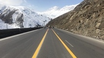 عملیات اجرای خط کشی در سطح جاده‌های مازندران 
