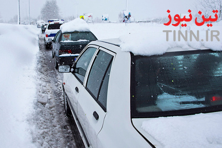بارش سنگین برف در گیلان