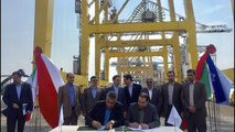 امضای قرارداد ۵ساله اپراتور ترمینال یک کانتینری بندر شهید رجایی 