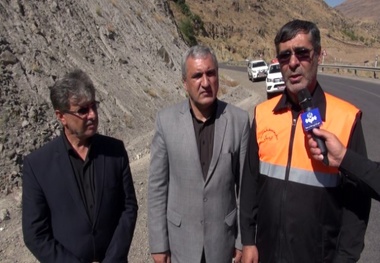مسدود شدن محور گیوی به خلخال

