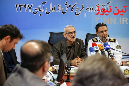 نشست خبری مشترک پلیس، ستاد مرکزی معاینه فنی، معاونت حمل‌ونقل و ترافیک شهرداری تهران