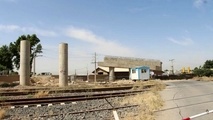 پرت شدن لوکوموتیوران از قطار/ اعزام با هلی کوپتر به بیمارستان