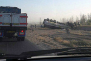 هشدار رانندگان کامیون نسبت به خطرات بارگیری نامناسب کالا/ وزن بالا و مهار نامناسب بار 