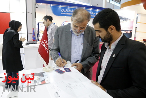 غرفه تین‌نیوز در نمایشگاه ریلی
