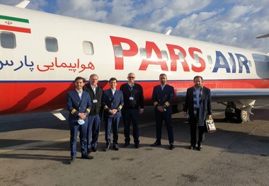 افتتاح اولین پرواز شرکت هواپیمایی پارس ایر در مسیر تهران -گچساران 