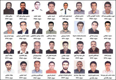 اسامی 32 تن از کارکنان کشتی سانچی و سرنوشت آنها