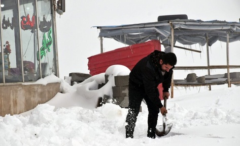 بارش برف در گردنه حیران