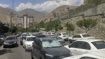 ترافیک نفس گیر جمعه های درکه و بی تفاوتی پلیس راهور و شهرداری