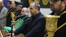 آئین بدرقه کاروان زائران اربعین حسینی در ایستگاه راه آهن قم برگزار شد
