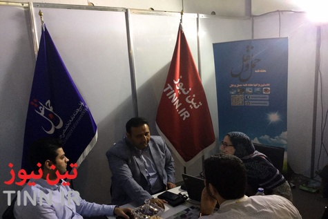 گزارش تصویری/ بازدید مشاور مدیرعامل قشم ایر از غرفه تین‌نیوز در نمایشگاه ایروپرشیا