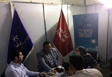 گزارش تصویری/ بازدید مشاور مدیرعامل قشم ایر از غرفه تین‌نیوز در نمایشگاه ایروپرشیا