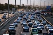 ترافیک سنگین آزادراه کرج-تهران