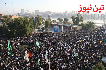مراسم تشییع پیکر سردار سپهبد شهید حاج قاسم سلیمانی در اهواز
