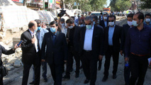 معاون وزیر راه و شهرسازی از طرح پیاده‌راه فردوسی در سنندج بازدید کرد