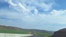 زیبایی آزادراه شیراز اصفهان در تابستان ۱۴۰۴؛ مناظری که شوق سفر را زنده می‌ کند (فیلم)