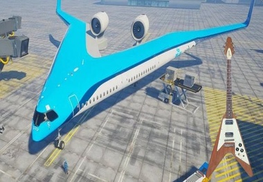 با Flying-V آشنا شوید؛ هواپیمایی برگرفته از شکل یک گیتار و 20 درصد مصرف سوخت کمتر