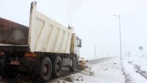 جاده چالوس برفی است