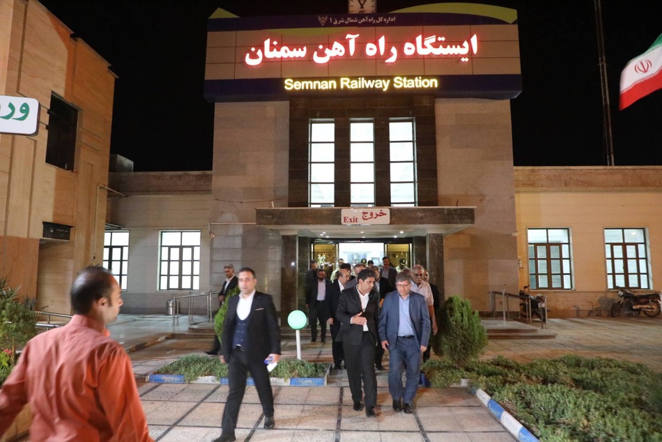بررسی میدانی وضعیت سیر قطارها در مسیر تهران–سمنان