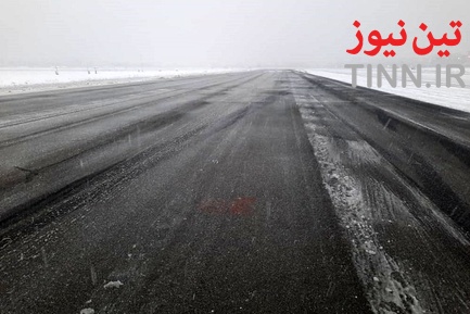 بارش برف و عملیات زمستانی در فرودگاه بین‌المللی مهرآباد تهران