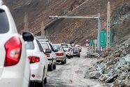  ترافیک سنگین در برخی مقاطع آزادراه تهران- شمال  و چالوس