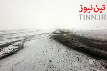 بارش برف و عملیات زمستانی در فرودگاه بین‌المللی مهرآباد تهران