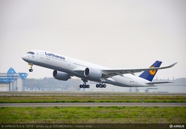 Lufthansa A350s Heading for Hong Kong