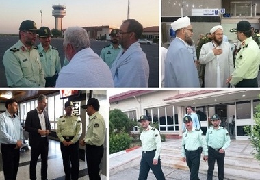 بازدید رئیس پلیس فرودگاه های کشور از فرودگاه گرگان