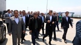 بازدید مدیران عامل راه‌آهن ایران و جمهوری آذربایجان از بارانداز ریلی آستارا
