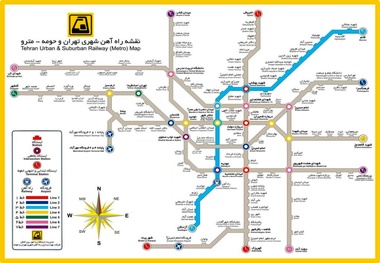 معرفی خط سه مترو تهران