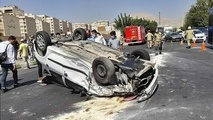 واژگونی سمند در علی آباد کتول حادثه آفرید