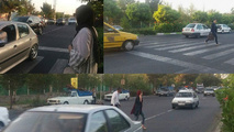 نبود پل عابر پیاده در شهرک زراعی کرج/عبور از خیابان با دلهره