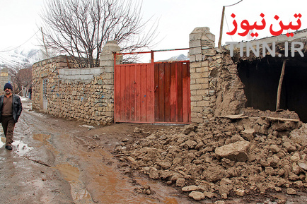 خسارت‌های زلزله در قطور - آذربایجان غربی