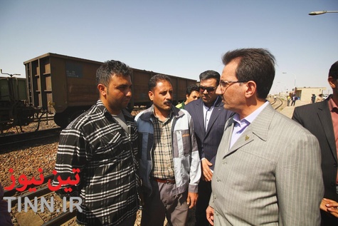 بازدید مدیرعامل راه‌آهن از ایستگاه سیستان در اداره کل راه‌آهن اصفهان 