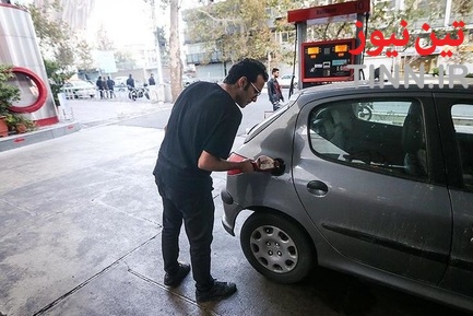 پمپ بنزین های تهران پس از اعلام سهمیه بندی
