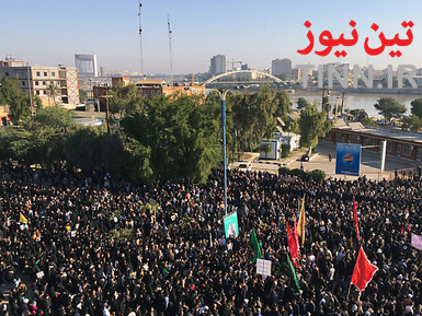 مراسم تشییع پیکر سردار سپهبد شهید حاج قاسم سلیمانی در اهواز