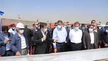 جهانگیری از روند طرح توسعه بندر شهید رجایی بازدید کرد